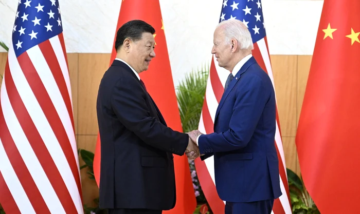 Xi Jinping și Joe Biden FOTO EPA-EFE