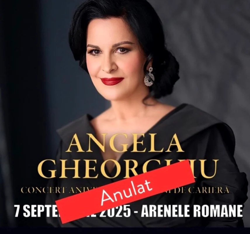Scandal monstru în jurul concertului aniversar anulat al Angelei Gheorghiu! Marea soprană, acționată în judecată de organizatori foto: Facebook 
