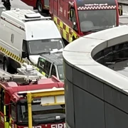 Chaos at Heathrow Airport  jpg