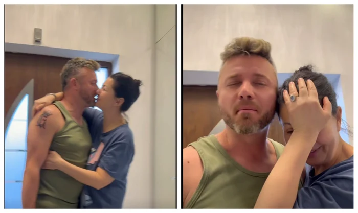 Tavi Clonda, surpriză pentru Gabriela Cristea la 11 ani de la căsătorie / FOTO: Captură video