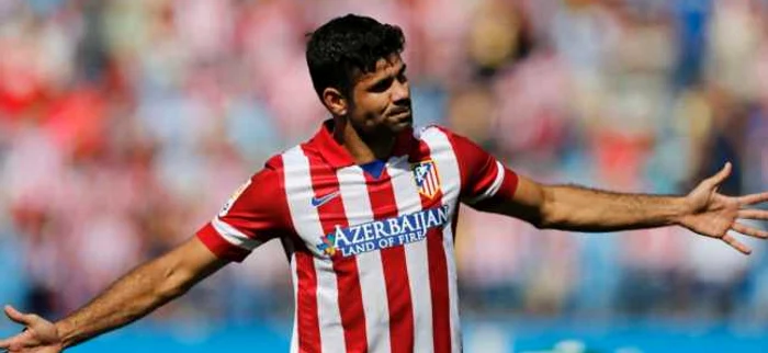 Diego Costa, în perioada prolifică de la Atletico Madrid  FOTO copadomundo.br
