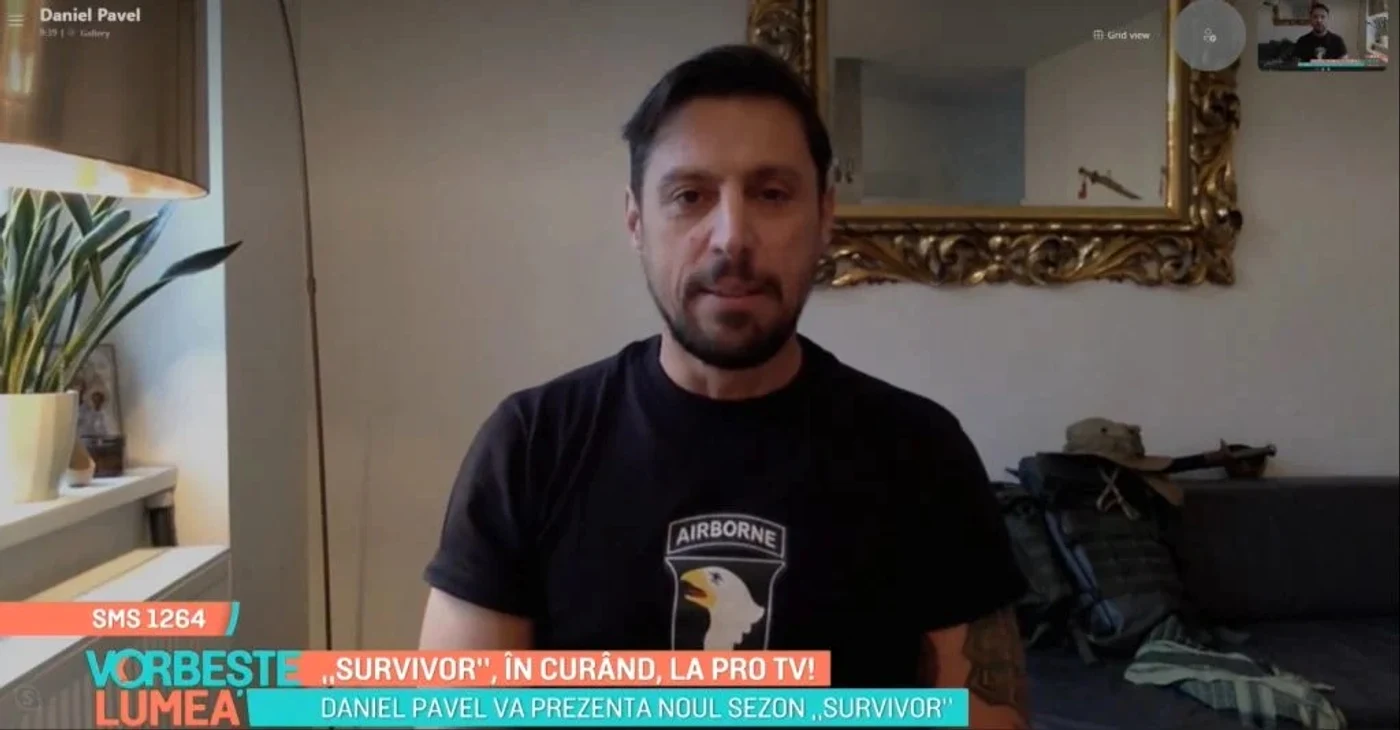
    Daniel Pavel a intrat prin Skype în emisiunea "Vorbește lumea"foto: Pro TV  