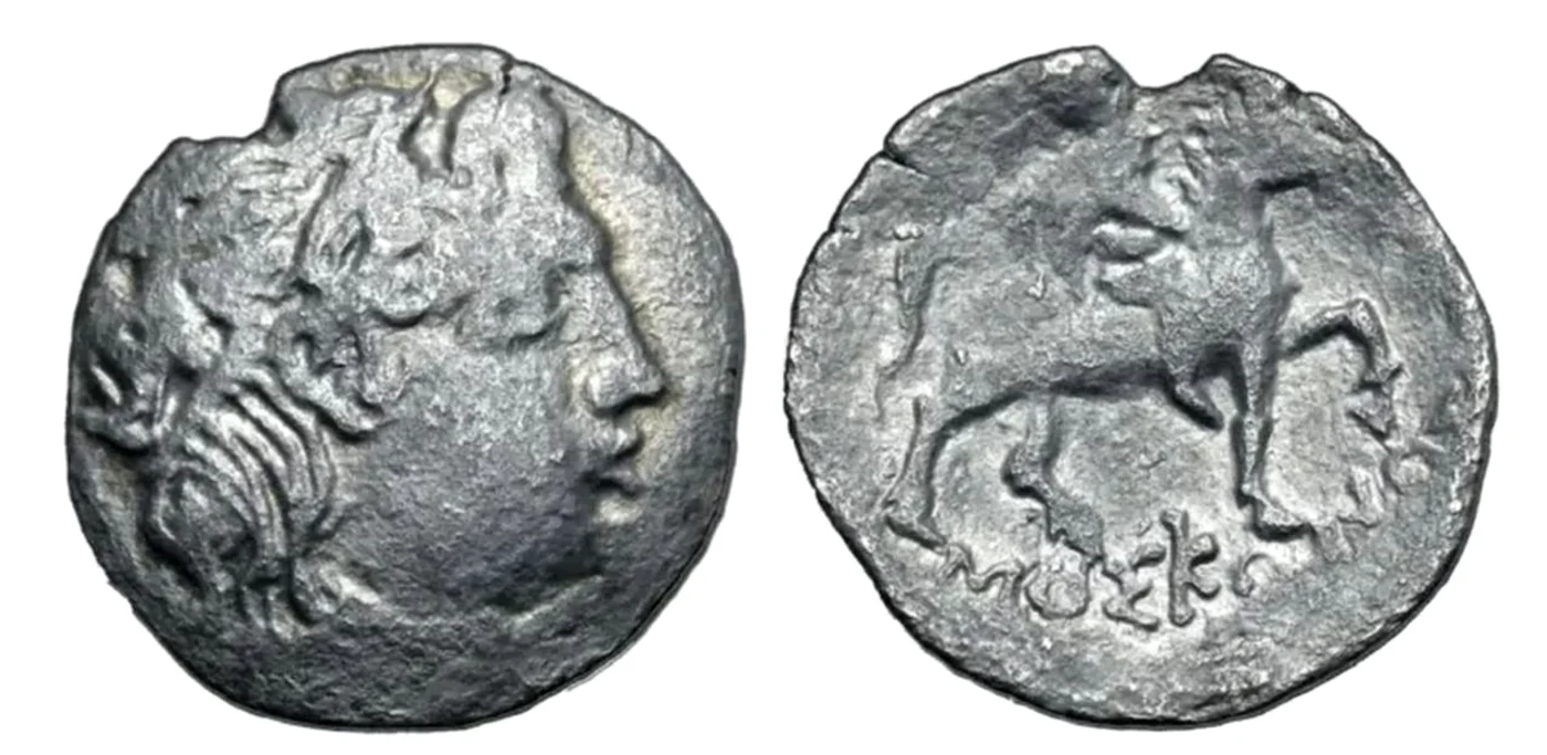 Monedă Moskon (© Roma Numismatics Ltd, Auction XXVII, 22 March 2023, lot 209)