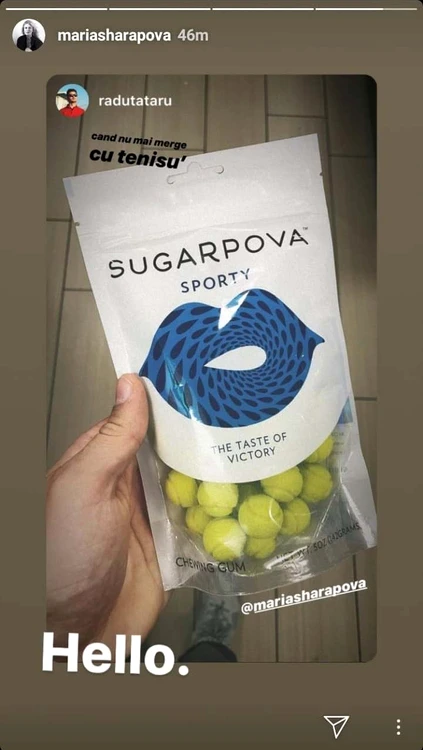 Aceasta este fotografia distribuită de Maria Sharapova pe contul personal de Instagram