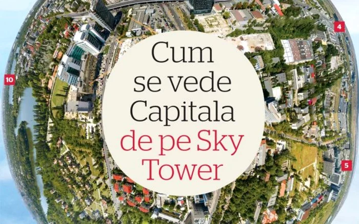 cum se vede bucurestiul de pe sky tower