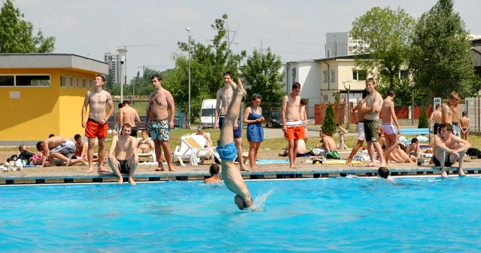 Strandul Municipal s-a deschis sâmbăta aceasta Foto: Dan Luca