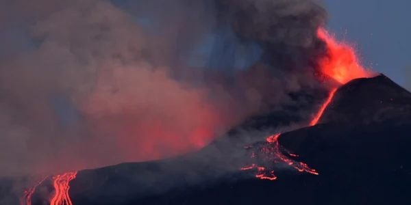 Eruptie a Vulcanului Etna FOTO EPA-EFE