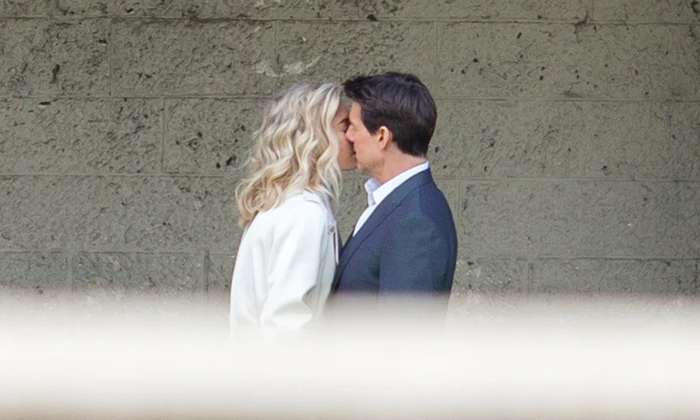 Tom Cruise and Vanessa Kirby on set of Mission Impossible 6 in Paris jpeg
