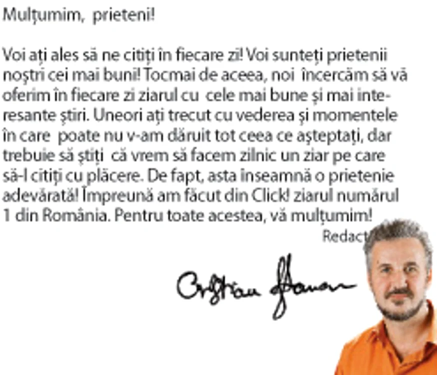 
    S-a confirmat! Click! e cel mai bun!  