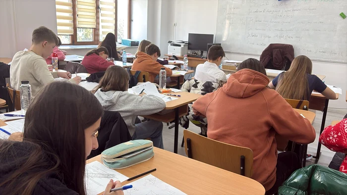 Concursul de Română și Matematică s-a desfășurat la Slatina Sursa FOTO: Felicia Alexandru