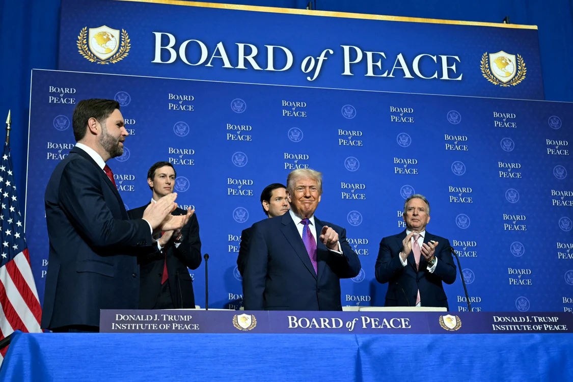 Donald Trump la Consiliul pentru Pace FOTO AFP