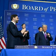 Donald Trump la Consiliul pentru Pace FOTO AFP