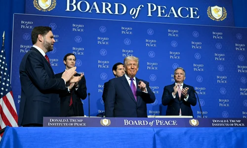 Donald Trump la Consiliul pentru Pace FOTO AFP