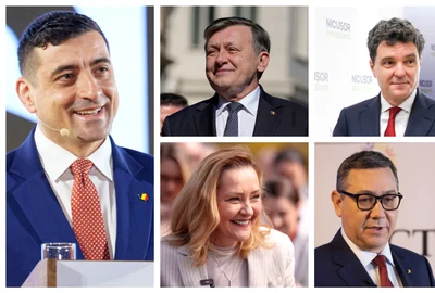 Colaj candidati alegeri prezidentiale FOTO Mediafax 