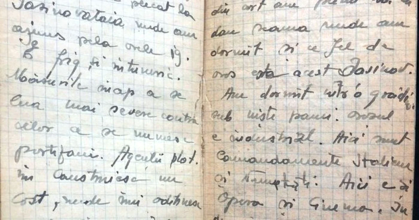 Jurnal de front din Primul Război Mondial găsit aruncat la gunoi Sursa victorkapra.ro