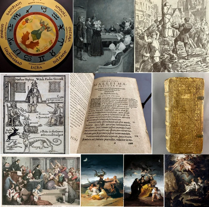 Magia și vrăjitoria în istorie Colaj Salem Witch Museum 