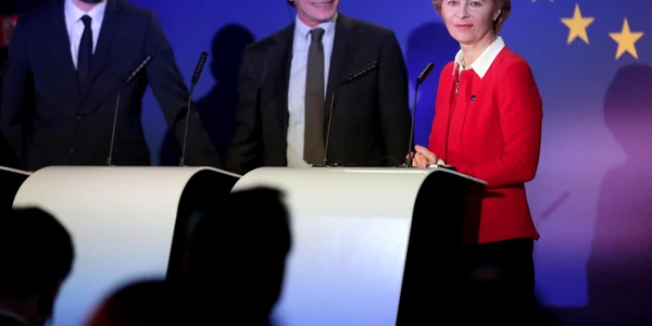 David Maria SASSOLI Charles MICHEL Ursula von der LEYEN Foto EPA EFE