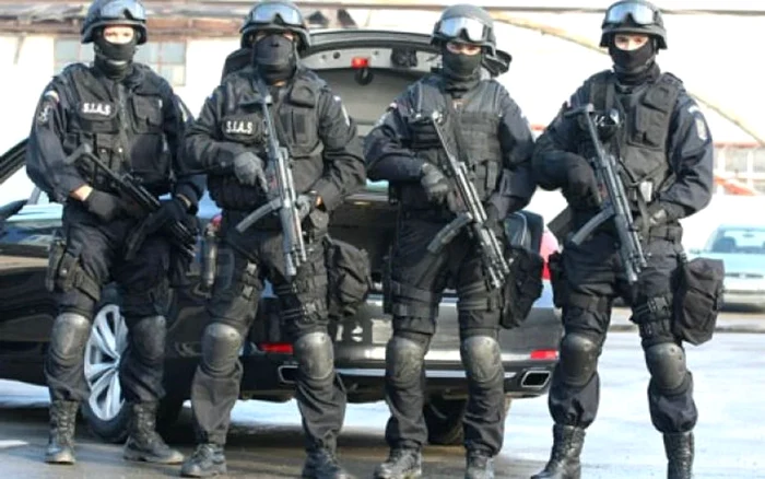 Trupele speciale au intervenit în forţă la Vaslui. FOTO: Guliver/ Gettyimages