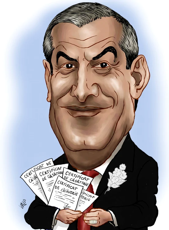 Călin Popescu Tăriceanu / Caricatura Vali Ivan