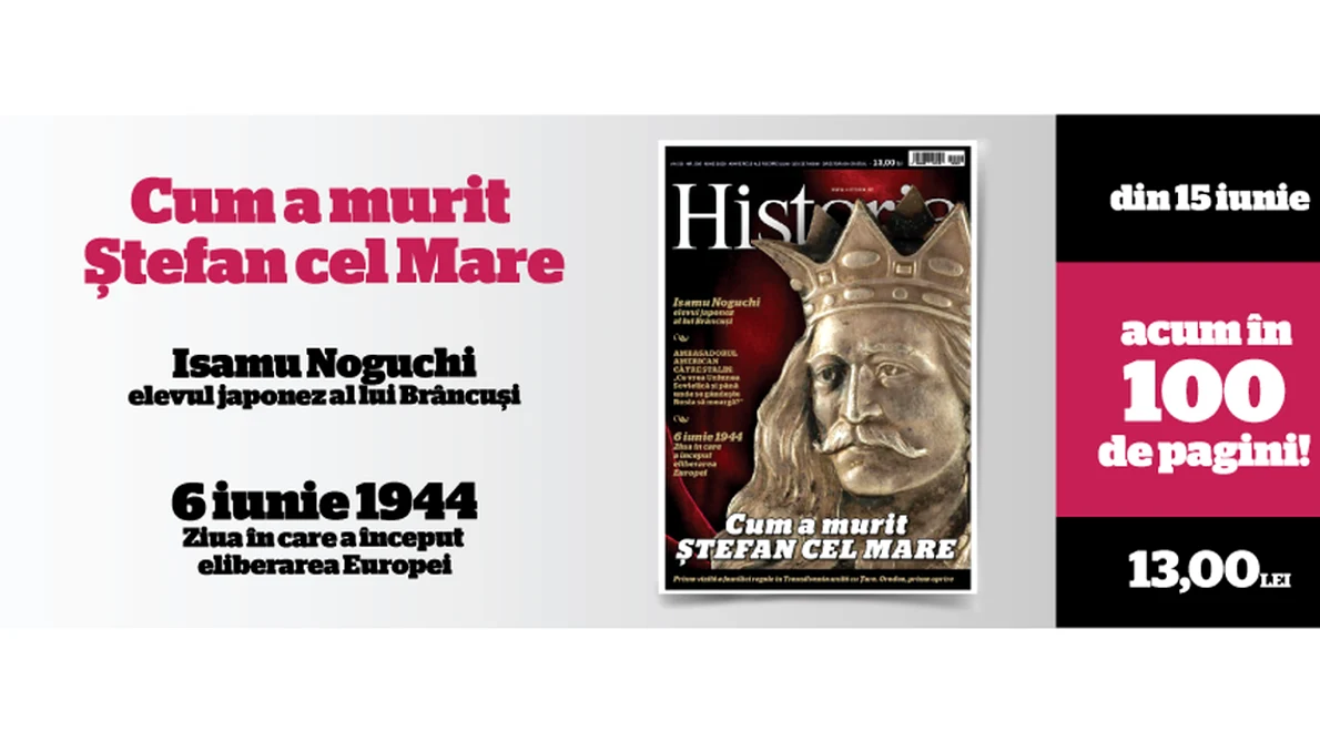 A apărut numărul de iunie al revistei Historia  Iată sumarul! png