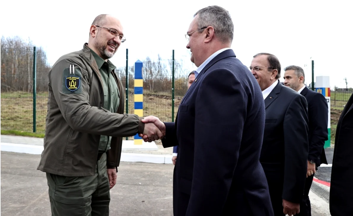 Denys Shmyhal și Nicolae Ciucă FOTO Guvernul României
