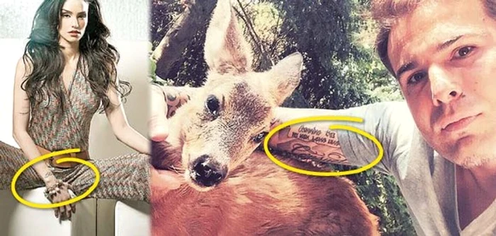 Adrian Mutu şi fosta soţie Consuelo şi-au tatuat reciproc numele pe antebraţe