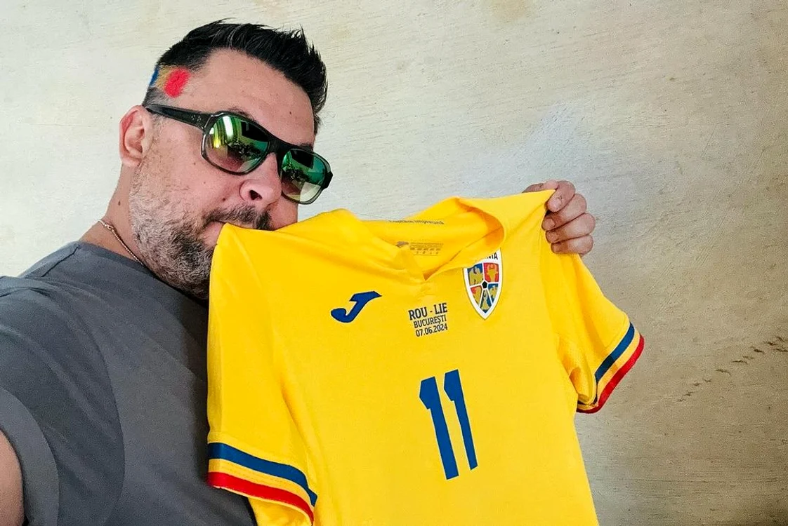 Mihai Bobonete, liderul galeriei de suporteri din Koln, la Euro 2024 - foto Instagram