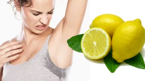 Scapă de transpiraţie cu lămâie  Truc genial şi ieftin jpeg