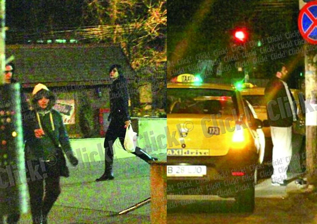 Laura şi Grasu XXL şi-au făcut cumpărăturile, apoi au plecat cu un taxi