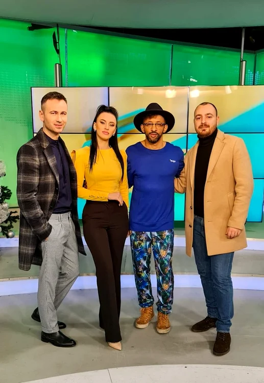 Gabriella și Kamara,  la o emisiune tv