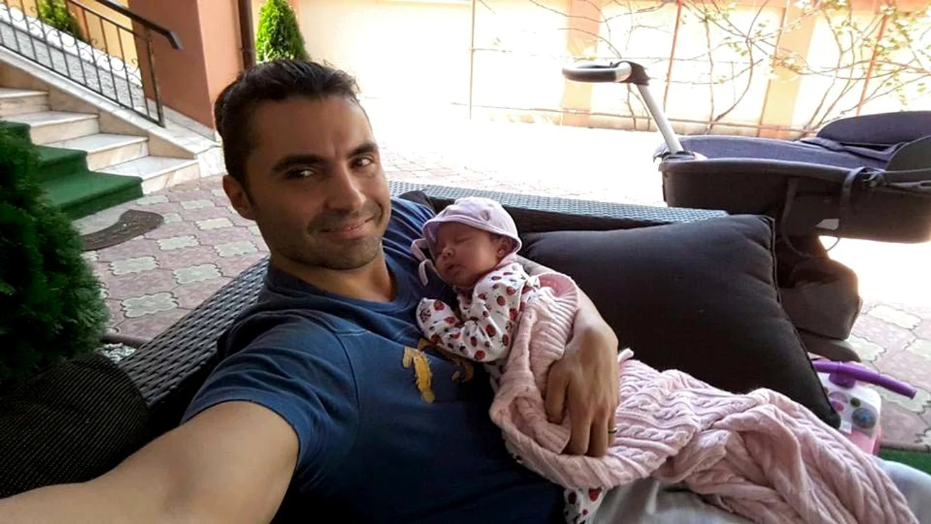 Pepe este topit după fiica cea mică, Rosa Alexandra FOTO: Arhiva personală