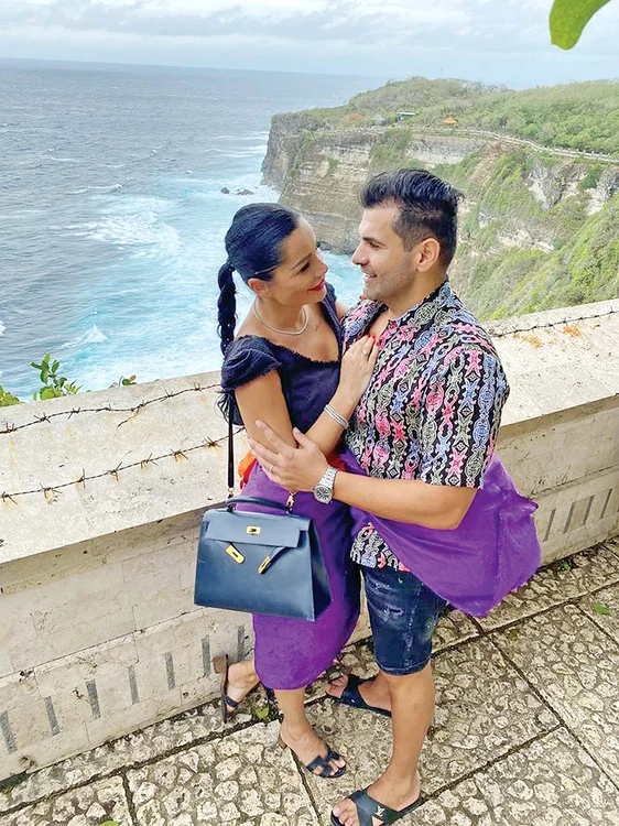 Brigitte şi Florin Pastramă au ajuns pentru prima dată în Bali