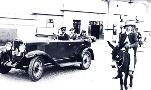 Bucureștiul interbelic. Imagine surprinsă de fotograful Nicolae Ionescu