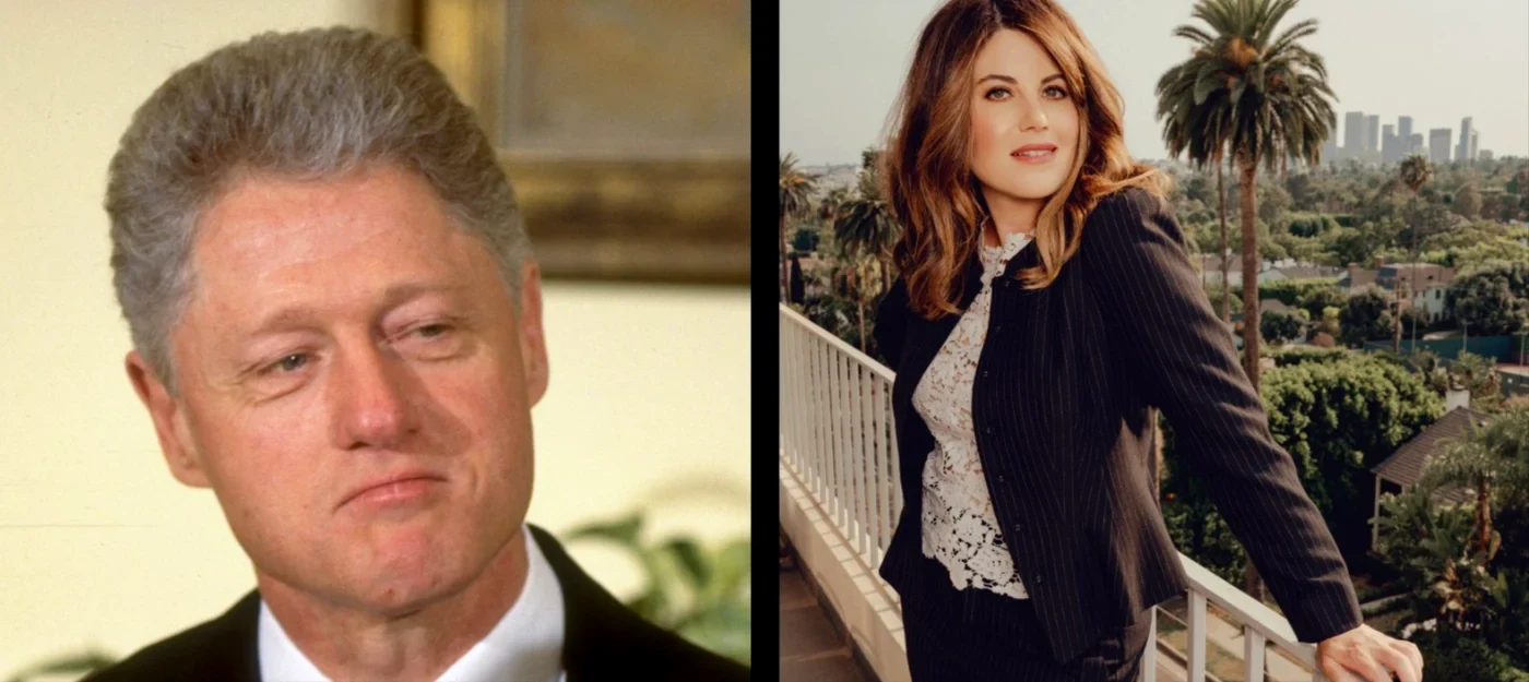 Bill Clinton și Monica Lewinsky / foto: arhiva Click!