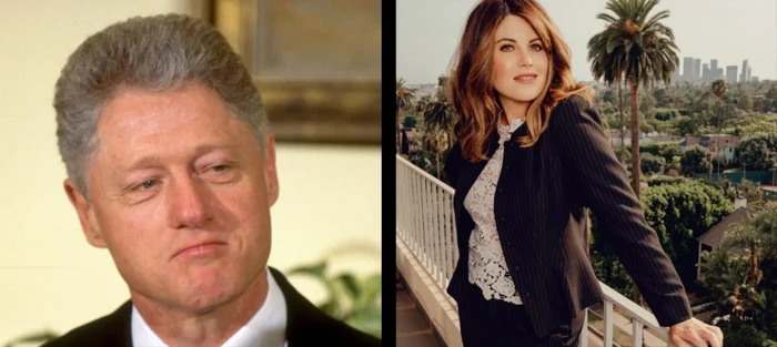 Bill Clinton și Monica Lewinsky / foto: arhiva Click!