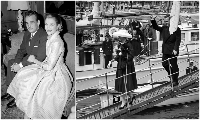 Prințul Rainier și Grace Kelly în 1956   Profimedia, Getty Images jpg