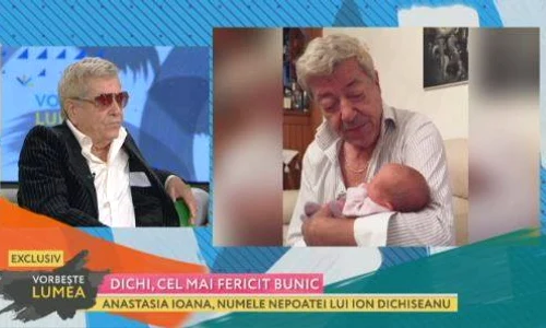 Ion Dichiseanu și a prezentat nepoata la emisiunea ”Vorbește lumea” jpeg
