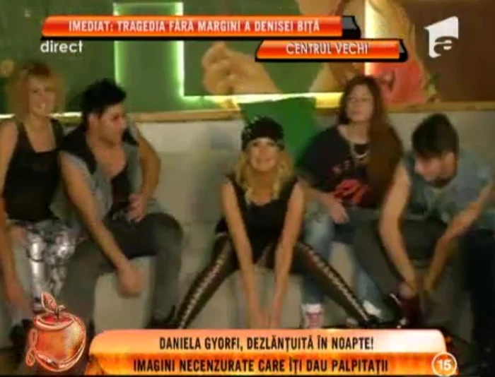 Daniela Gyorfi a schimbat mai multe ţinute la filmarea noului clip