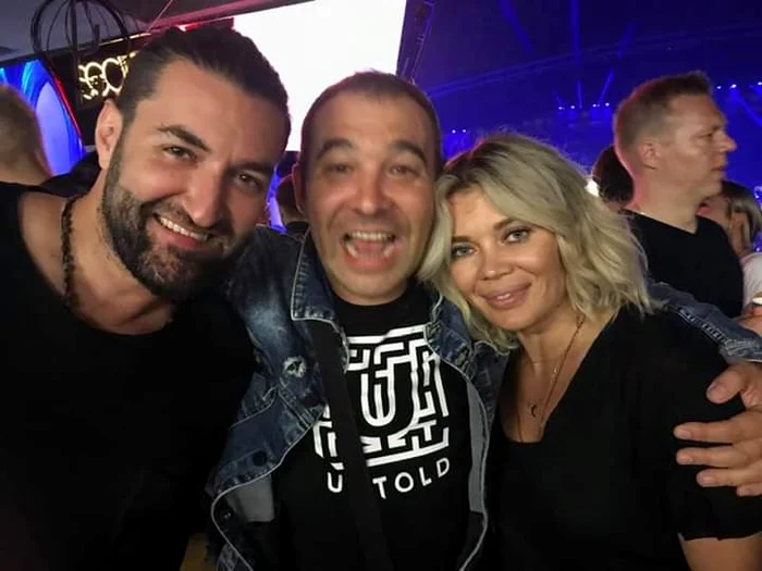 Smiley și Gina Pistol, alături de Ramon Cotizo (centru), la Cluj