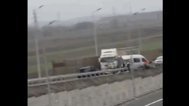 Primul accident pe Autostrada 7, între Focșani și Adjud, la o oră după inaugurarea tronsonului