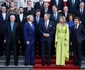 FOTO Profimedia Nicușor Dan, în spatele lui Trump la o fotografie de grup la Palatul Huis ten Bosch, în marja summitului NATO de la Haga