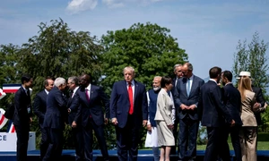 donald trump la summitul G7 jpg