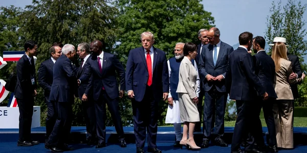 donald trump la summitul G7 jpg