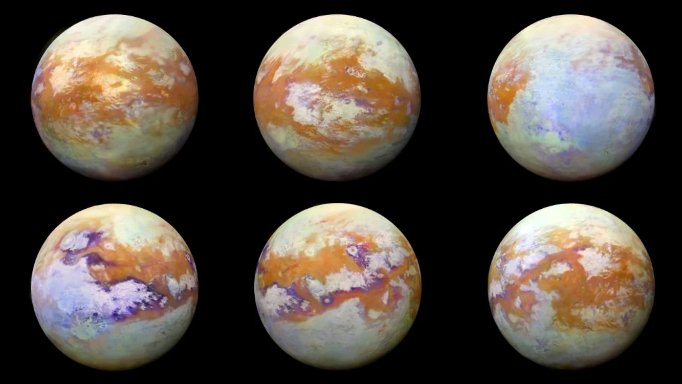 Titan, cea mai mare lună a lui Saturn, are un ciclu climatic similar cu cel al Pământului FOTO: X