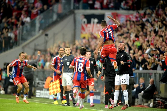 Jerome Boateng se bucură pentru golul decisiv (foto:facebook)