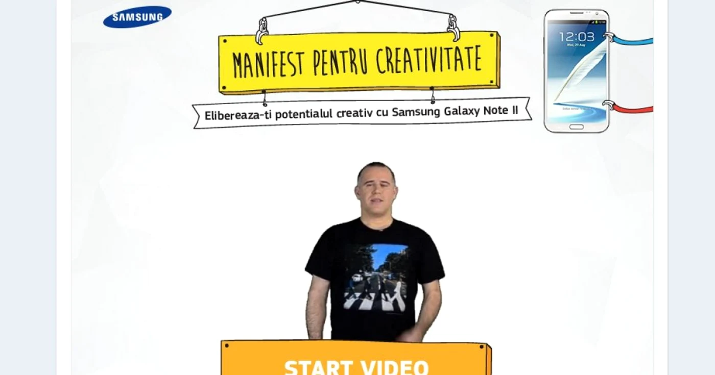 Manifestul Samsung este prezentat de Naumovici şi Note 2.