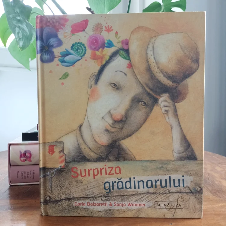 Coperta cărţii „Surpriza grădinarului”, Editura Signatura, 2019.