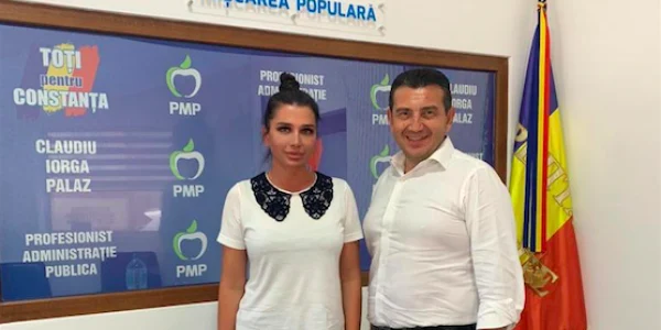 Elena Băsescu şi Claudiu Palaz Sursa PMP Constanţa