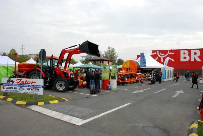 Peste 40 de expozanţi participă la ediţia din acest an a târgului agricol  FOTO Florentin Coman