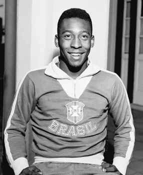 Jucator brazilian Pele 1962 portret tanar FOTO Profimedia